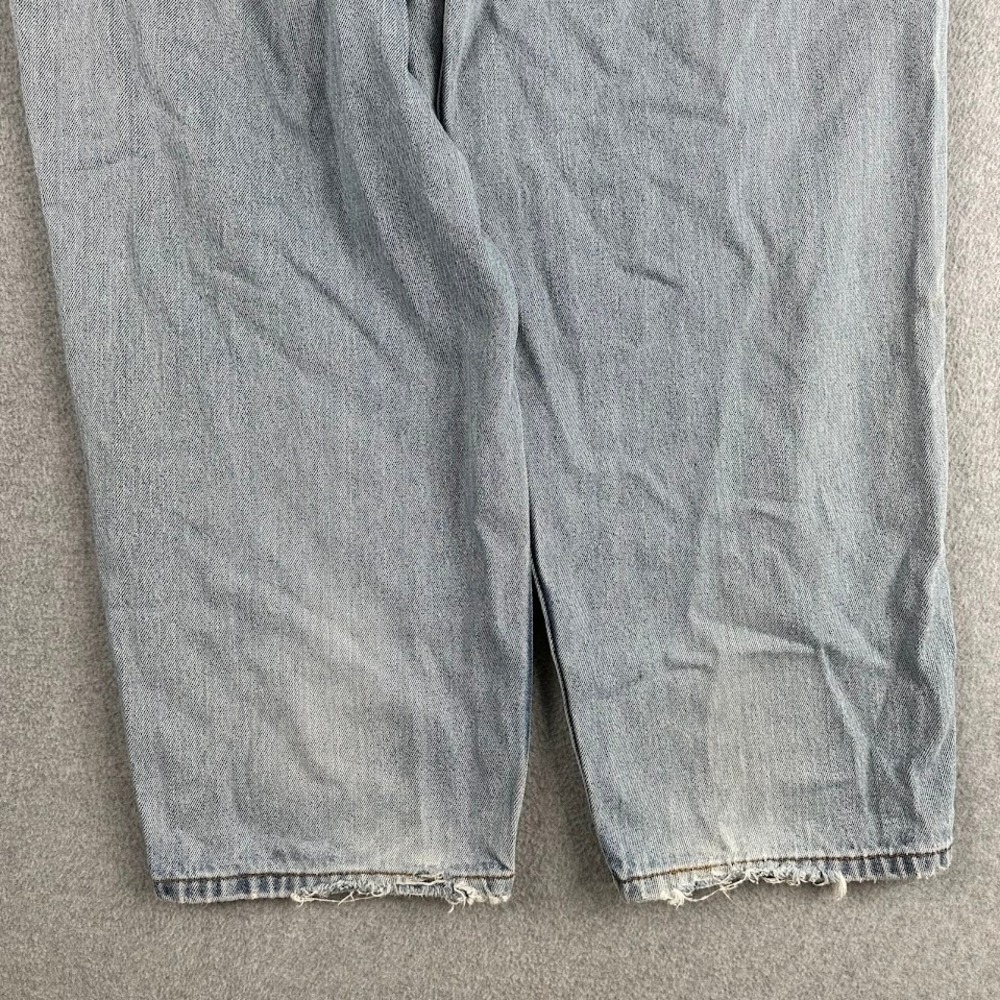 Vintage Y2K Levi's 560 Comfort Fit Mens Jeans 42x30 Light Wash Distressed Denim - Picture 10 of 11